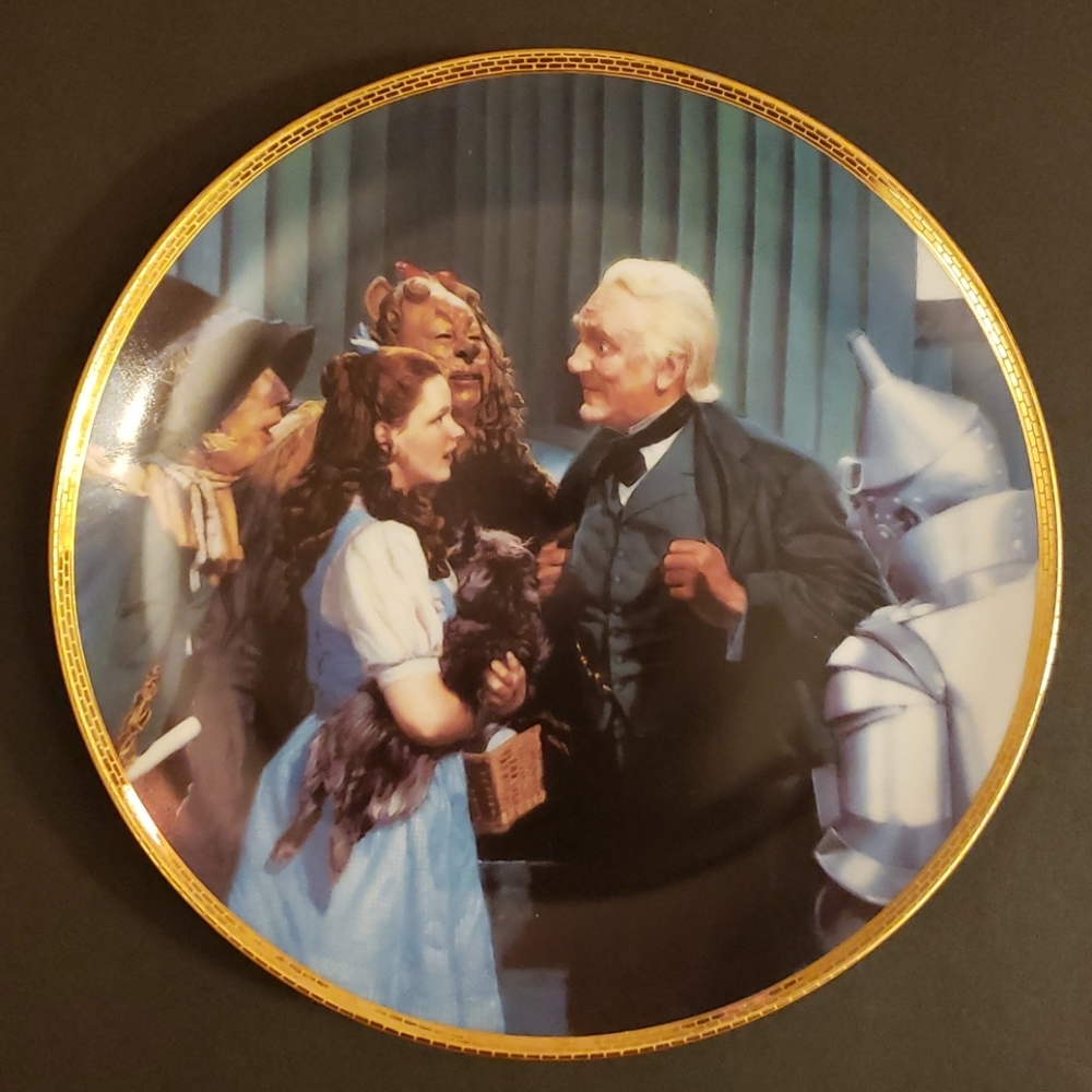 The Wizard of Oz commemorative plate